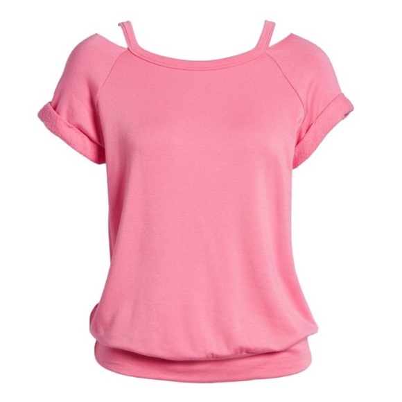 Bailey 44 Forget Me Not Cold-Shoulder Top - Picture 3 of 9